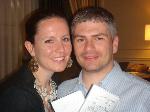 Mark and Catherine with passports